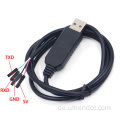 Win10 5V/3,3 V FTDI-RS232/PL2303 USB an UART TTL-Serial-Kabel